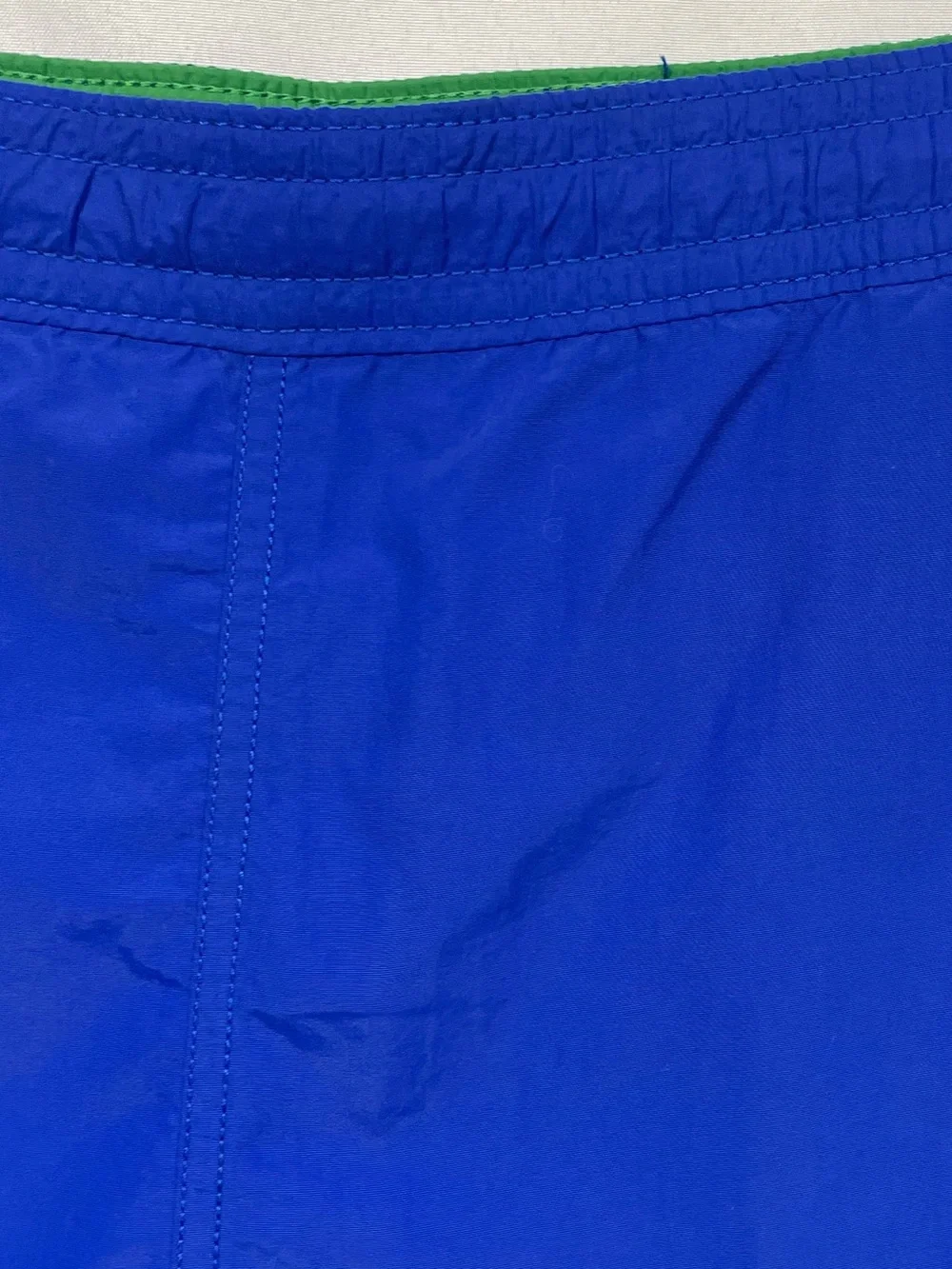 90s Polo Ralph Lauren Swim Trunks Blue Logo Med Bathing Suit Shorts Sports Beach